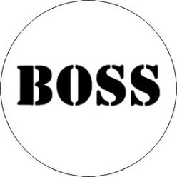 BOSS (badge, 2,5 cm)