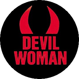 DEVIL WOMAN (jelvény, 2,5 cm)