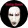 MARILYN MANSON: Face (badge, 2,5 cm)
