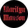 MARILYN MANSON: Logo (jelvény, 2,5 cm) MARILYN MANSON: Logo (jelvény, 2,5 cm)