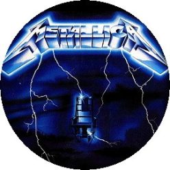 METALLICA: Ride The Lightning (badge, 2,5 cm)