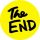 THE END (badge, 2,5 cm)