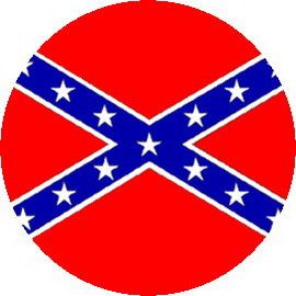 DÉLI ZÁSZLÓ (Confederate Flag) (jelvény, 2,5 cm)