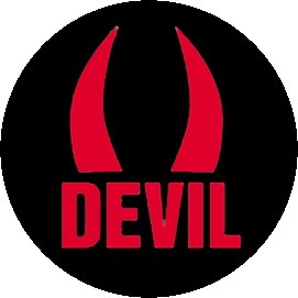 DEVIL (jelvény, 2,5 cm)