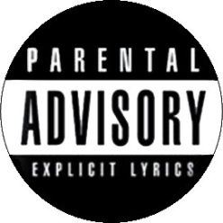 PARENTAL ADVISORY (jelvény, 2,5 cm)
