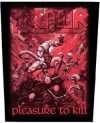 KREATOR: Pleasure To Kill (hátfelvarró / backpatch) KREATOR: Pleasure To Kill (hátfelvarró / backpatch)