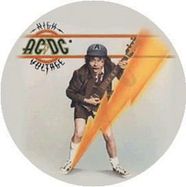 AC/DC: High Voltage (jelvény, 2,5 cm)