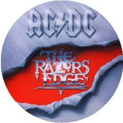 AC/DC: Razor's Edge (jelvény, 2,5 cm)