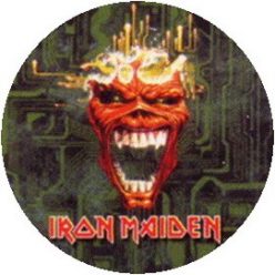 IRON MAIDEN: Virus (badge, 2,5 cm)