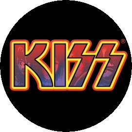 KISS: Logo (jelvény, 2,5 cm)