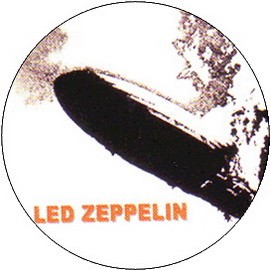 LED ZEPPELIN: 1st Album (jelvény, 2,5 cm)