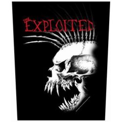 EXPLOITED: Bastard Skull (printed backpatch)