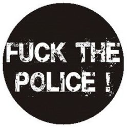 FUCK THE POLICE (jelvény, 2,5 cm)