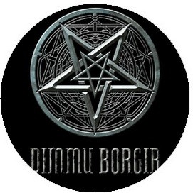 DIMMU BORGIR: Logo (jelvény, 2,5 cm)