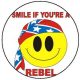 SMILEY: Smile If You're A Rebel (jelvény, 2,5 cm)