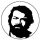 BUD SPENCER: FF (jelvény, 2,5 cm)