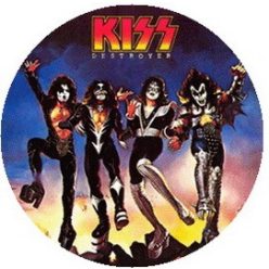 KISS: Destroyer (jelvény, 2,5 cm)