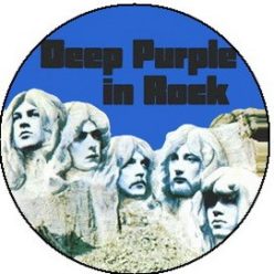 DEEP PURPLE: In Rock (jelvény, 2,5 cm)