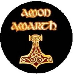 AMON AMARTH: Logo (jelvény, 2,5 cm)