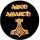 AMON AMARTH: Logo (badge, 2,5 cm)