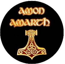 AMON AMARTH: Logo (jelvény, 2,5 cm)