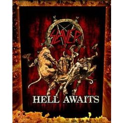 SLAYER: Hell Awaits (hátfelvarró / backpatch)