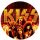 KISS: Fire (jelvény, 2,5 cm)