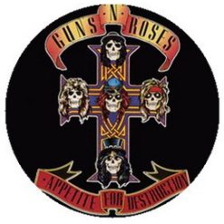   GUNS N' ROSES: Appetite For Destruction (jelvény, 2,5 cm)