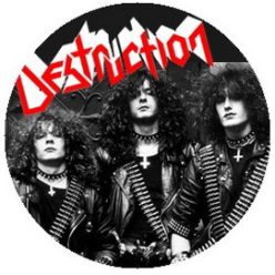 DESTRUCTION: Band (badge, 2,5 cm)