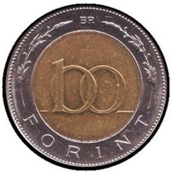 100 Ft (jelvény, 2,5 cm)