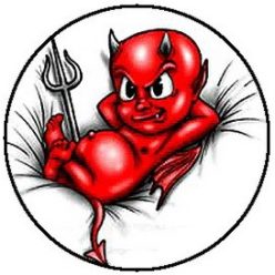 DEVIL BABY (jelvény, 2,5 cm)