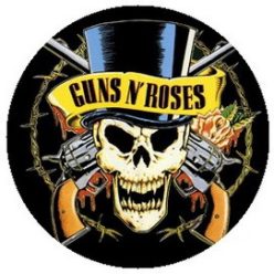 GUNS N' ROSES: Kalapos (jelvény, 2,5 cm)