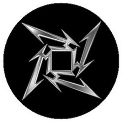 METALLICA: Ninja Logo (jelvény, 2,5 cm)