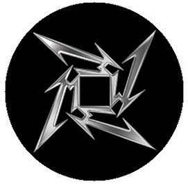 METALLICA: Ninja Logo (jelvény, 2,5 cm)