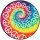 PEACE: Rainbow (badge, 2,5 cm)