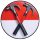PINK FLOYD: Hammers (badge, 2,5 cm)