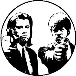 PULP FICTION (jelvény, 2,5 cm)
