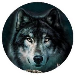 WOLF HUNTING (jelvény, 2,5 cm)