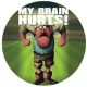 MONTY PYTHON: My Brain Hurts! (jelvény, 2,5 cm)