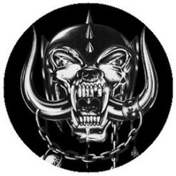 MOTORHEAD: Logo (Warpig) (jelvény, 2,5 cm)