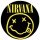 NIRVANA: Smiley (jelvény, 2,5 cm)
