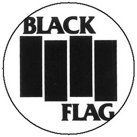 BLACK FLAG: Logo (jelvény, 2,5 cm)