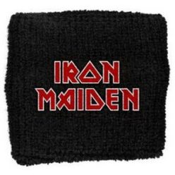 IRON MAIDEN: Logo (frottír csuklószorító)