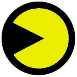 PAC-MAN: sárga (badge, 2,5 cm)