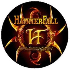HAMMERFALL: Logo (jelvény, 2,5 cm)