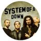 SYSTEM OF A DOWN: Band (jelvény, 2,5 cm)