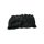 Black plain biker leather glove