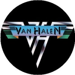 VAN HALEN: Logo (jelvény, 2,5 cm)