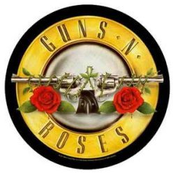   GUNS N' ROSES: Bullet Logo (round) (hátfelvarró / backpatch)