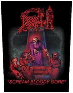 DEATH: Scream Bloody Gore (hátfelvarró / backpatch)
